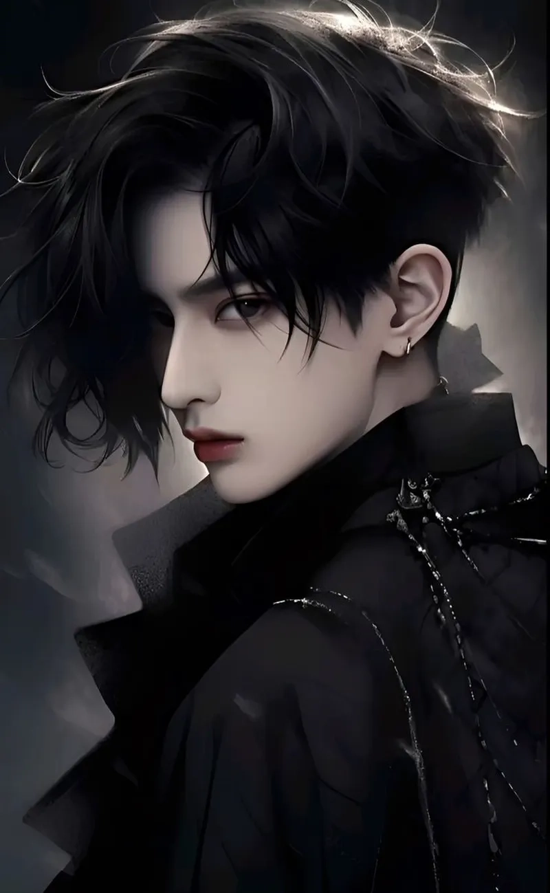 Màn hình trở nên cuốn hút với hình nền máy tính anime ngầu nam