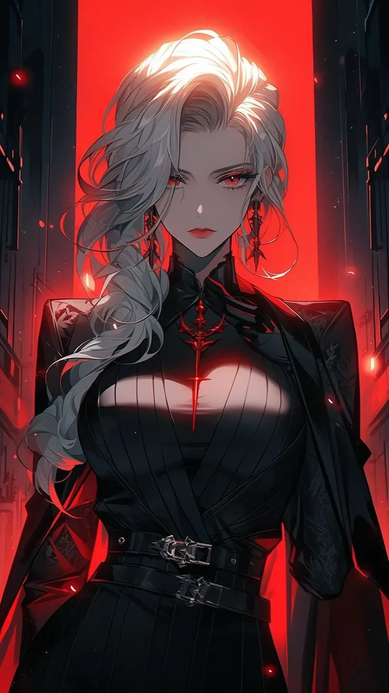 Nữ chiến binh mạnh mẽ trong hình nền ngầu nữ anime cực đỉnh
