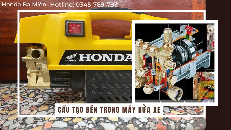 Khám phá cấu tạo bên trong máy rửa xe Honda hiện đại