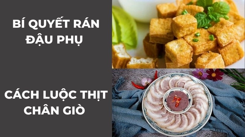 Bí quyết rán đậu phụ vàng giòn, không ngấm dầu